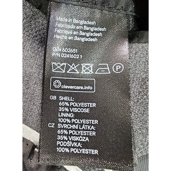 H&M Slim Fit Button Front Blazer Sport Coat Jacket Polyester Viscose MENS 38R - Picture 7 of 9